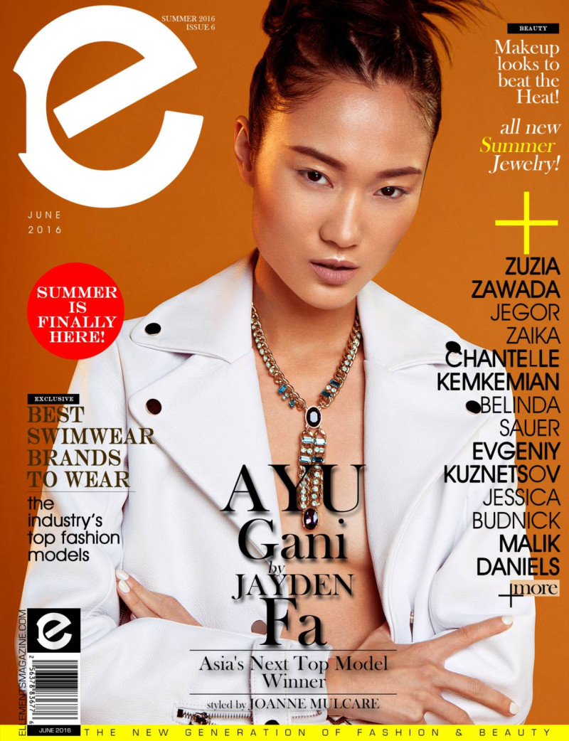 Ayu Gani featured on the Elléments cover from June 2016