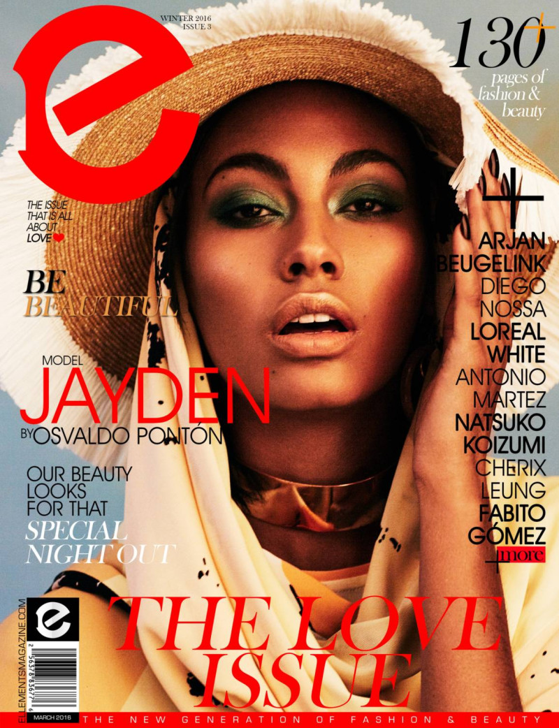 Jayden featured on the Elléments cover from March 2016
