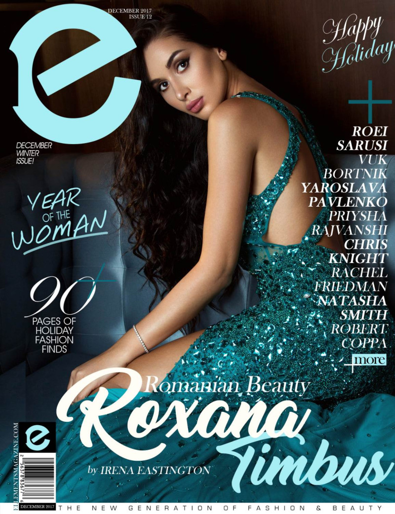 Roxana Timbus featured on the Elléments cover from December 2017