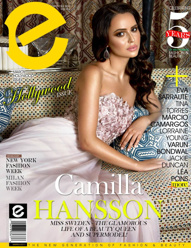 Camilla Hansson featured on the Elléments cover from March 2017