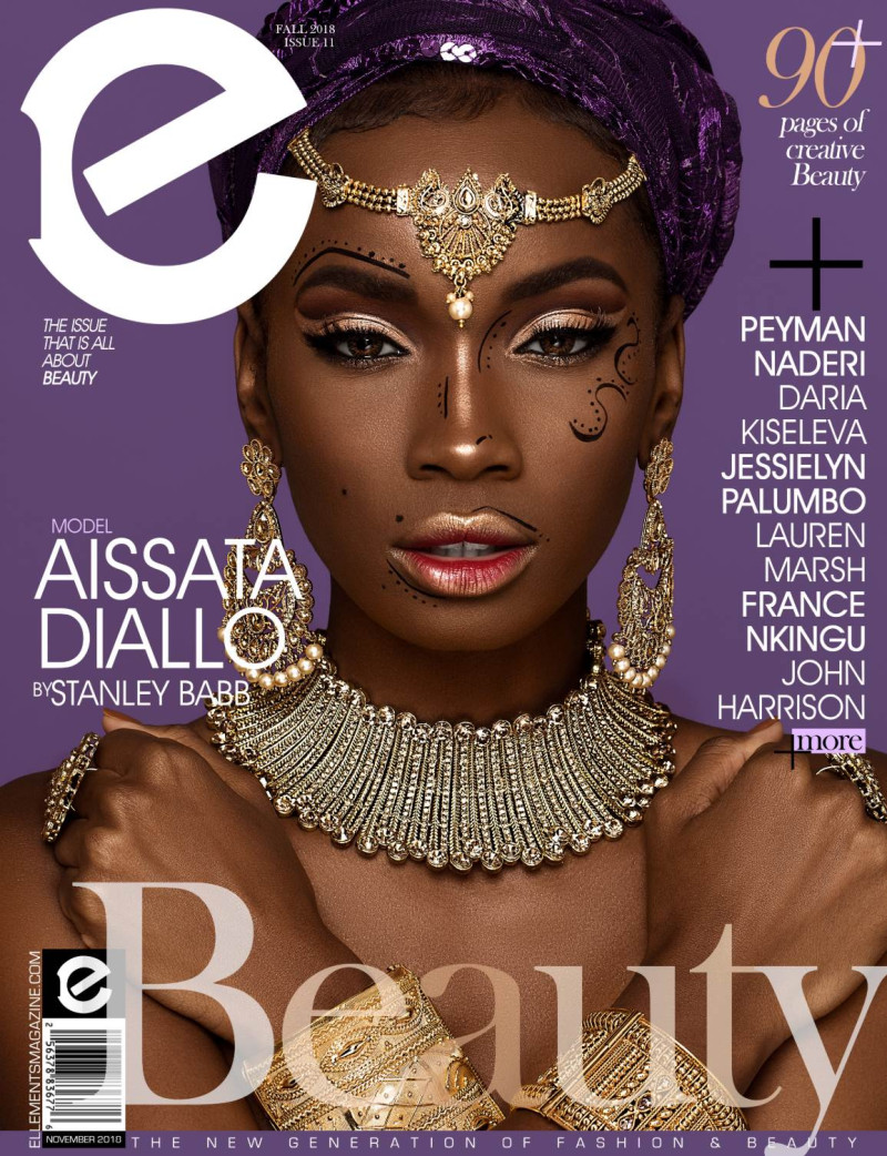 Aissata Diallo featured on the Elléments cover from November 2018