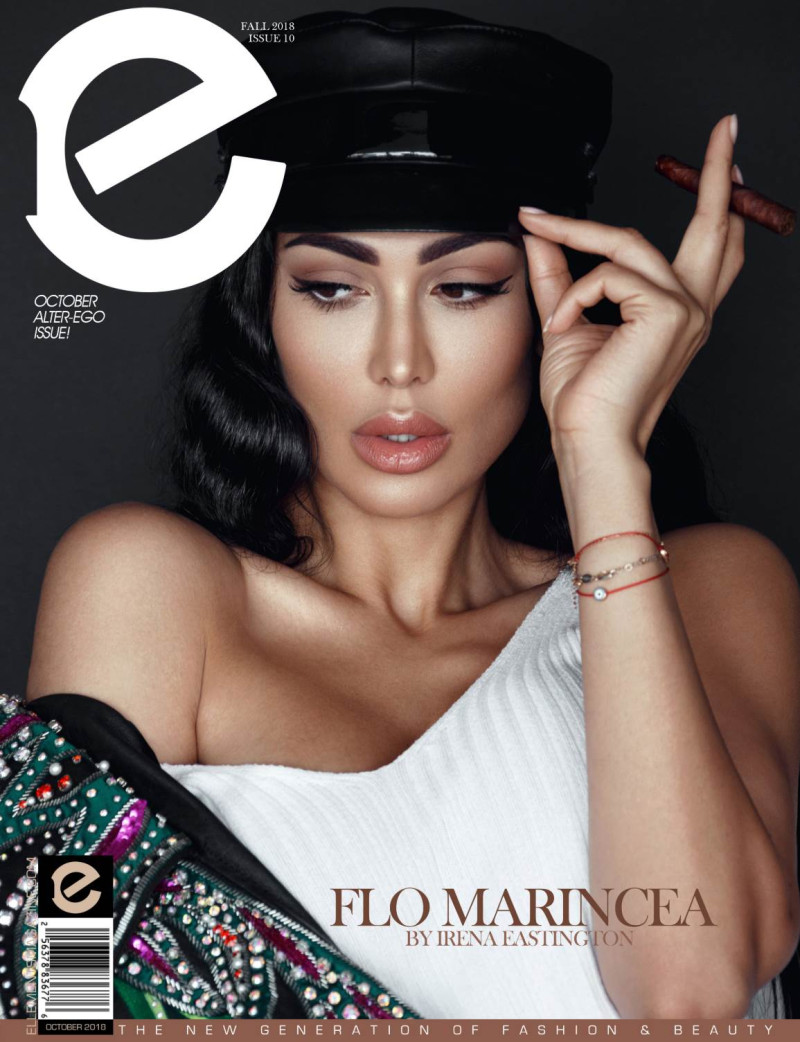 Flo Marincea featured on the Elléments cover from October 2018
