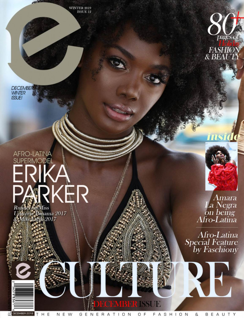 Erika Parker featured on the Elléments cover from December 2019