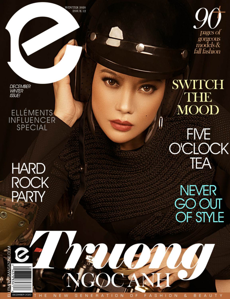 Truong Ngoc Anh featured on the Elléments cover from December 2020