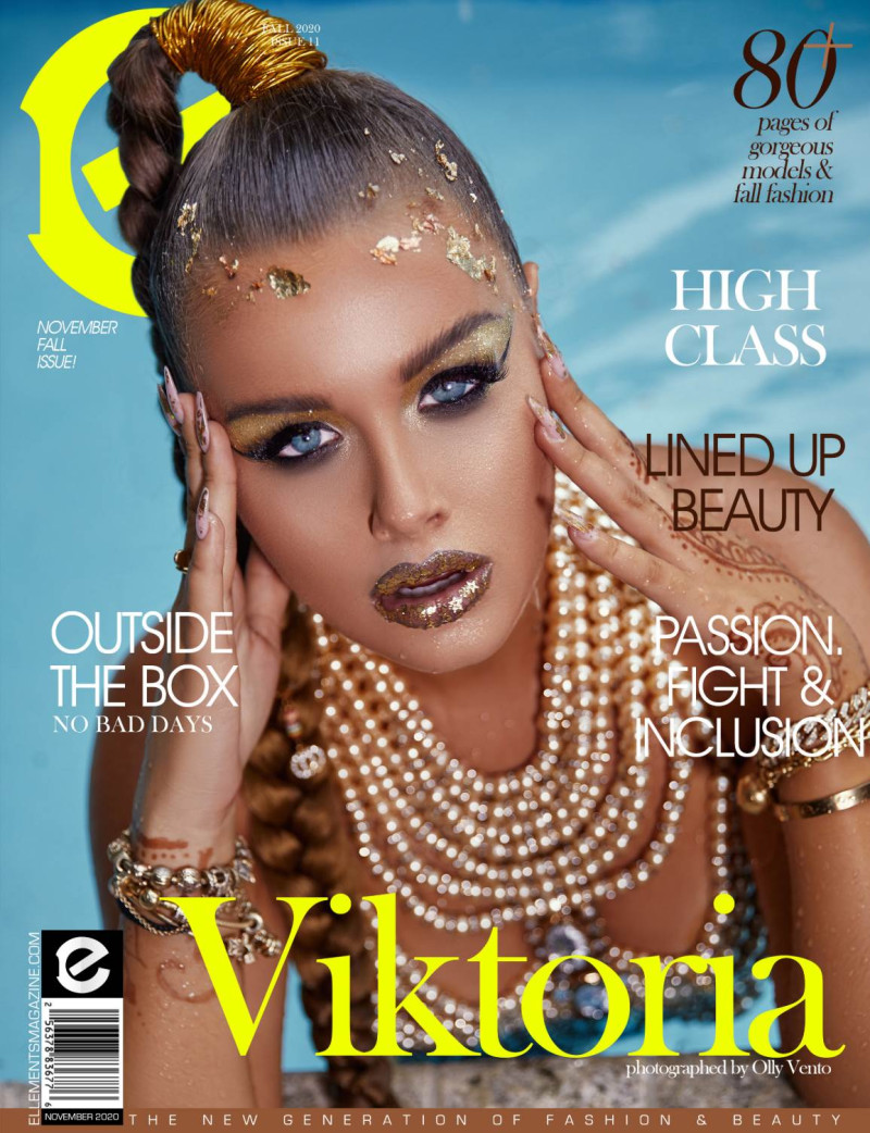 Viktoria featured on the Elléments cover from November 2020