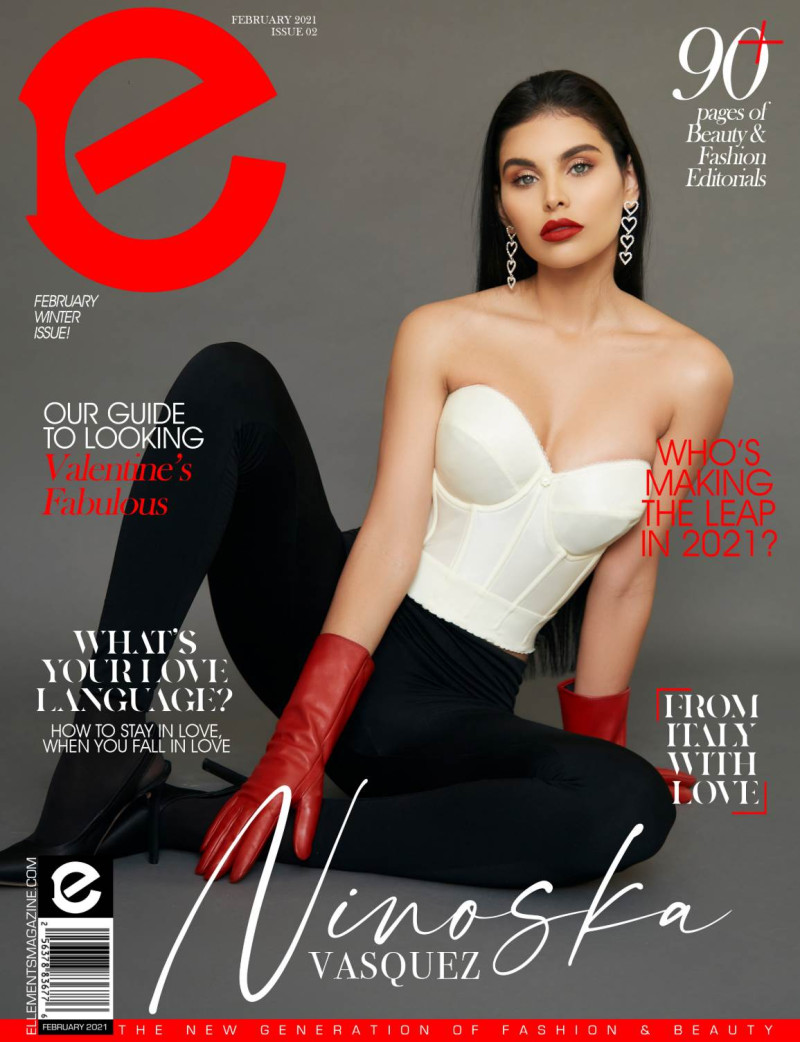 Ninoska Vasquez  featured on the Elléments cover from February 2021