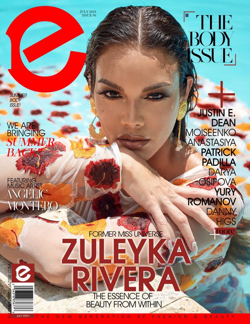 Zuleyka Rivera featured on the Elléments cover from July 2021