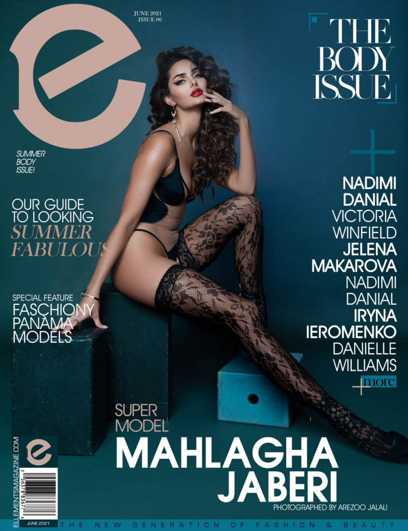 Mahlagha Jaberi featured on the Elléments cover from June 2021