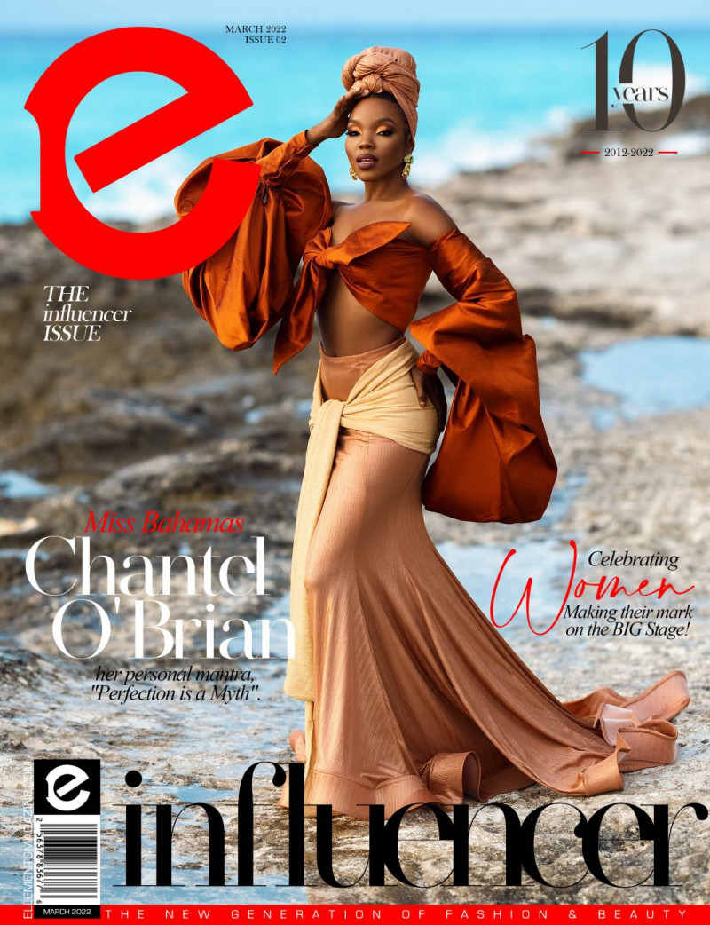 Chantel O\'Brian featured on the Elléments cover from March 2022