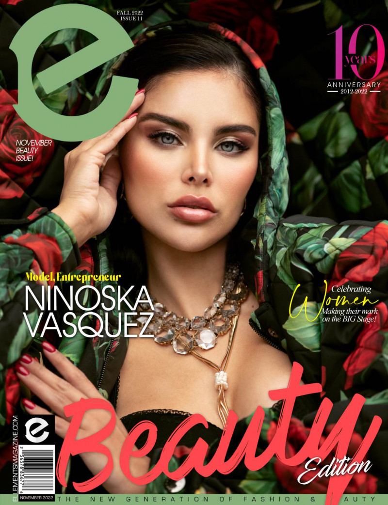 Ninoska Vasquez featured on the Elléments cover from November 2022