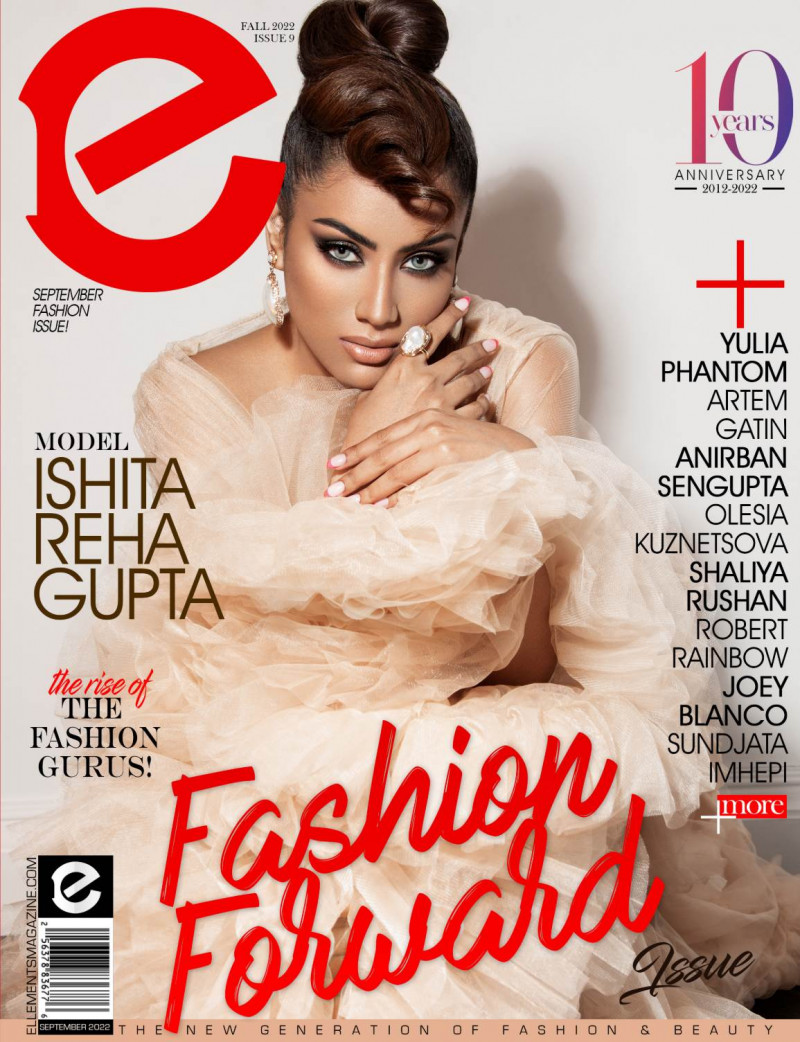 Ishita Reha Gupta featured on the Elléments cover from September 2022