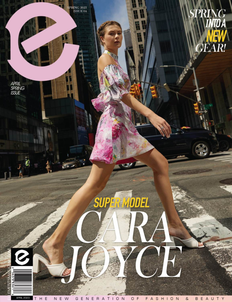 Cara Joyce featured on the Elléments cover from April 2023