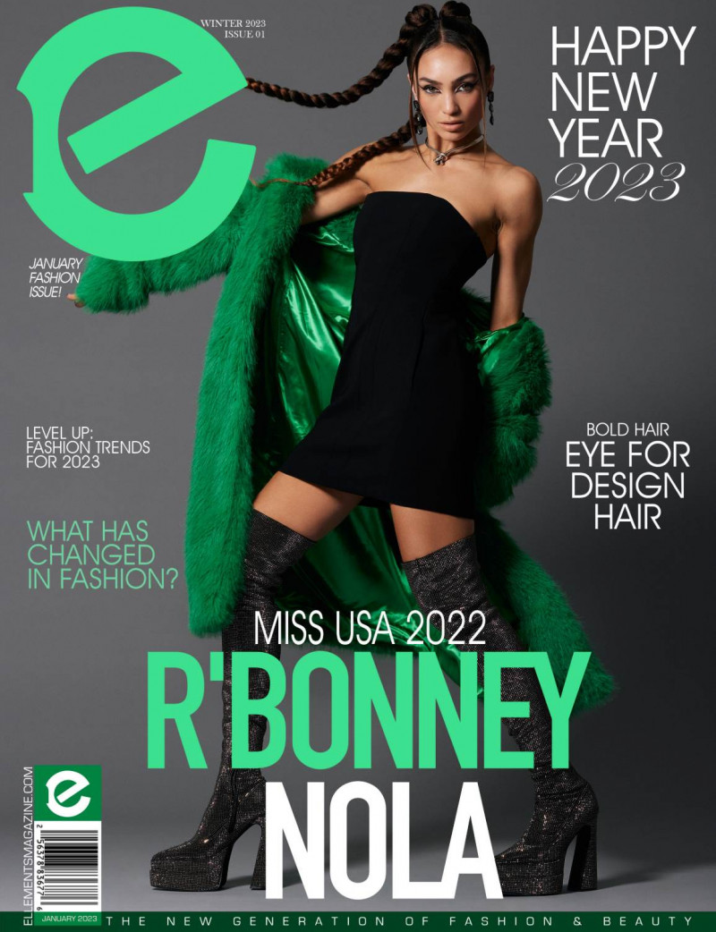 R\'Bonney Nola featured on the Elléments cover from January 2023