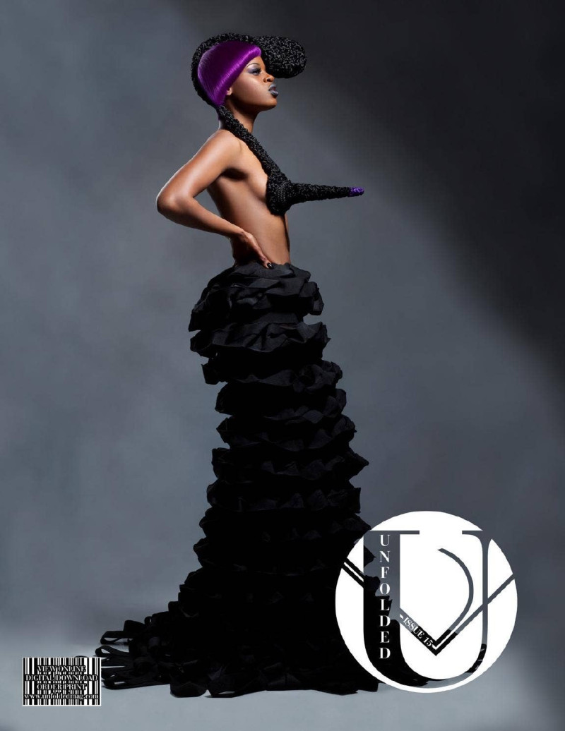 Lisette Mibo featured on the Unfolded cover from October 2013