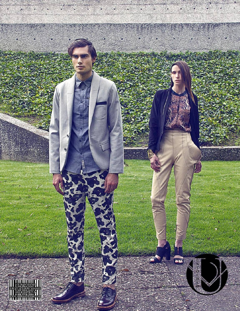Joe, Laura featured on the Unfolded cover from December 2014