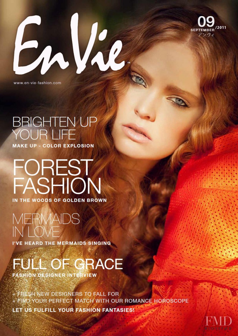 Katie Jansen featured on the En Vie cover from September 2011