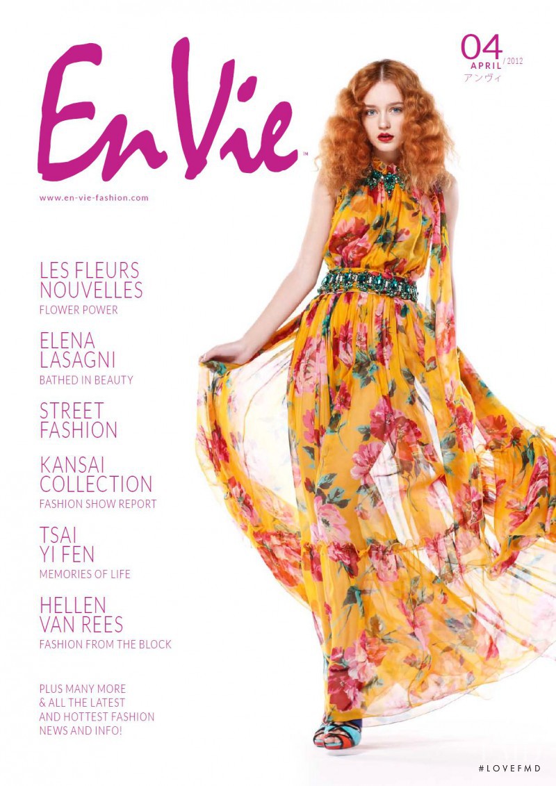 Bianka featured on the En Vie cover from April 2012