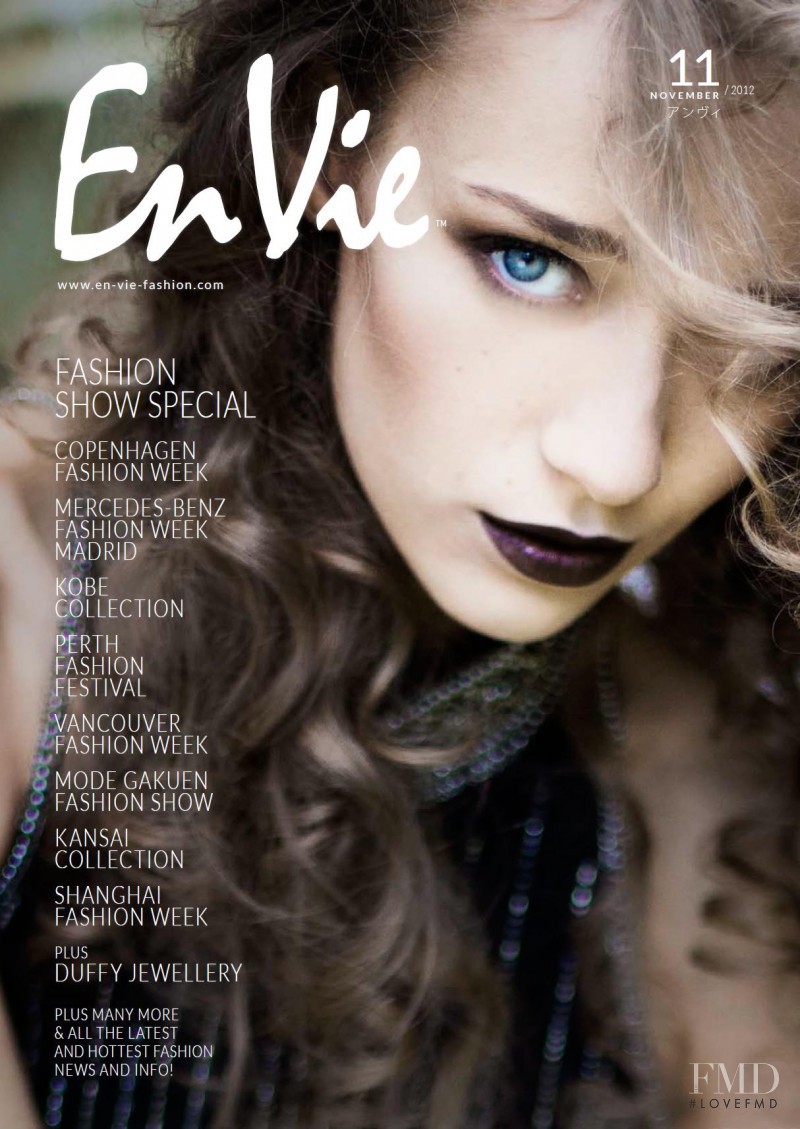 Zivile Franckeviciute featured on the En Vie cover from November 2012