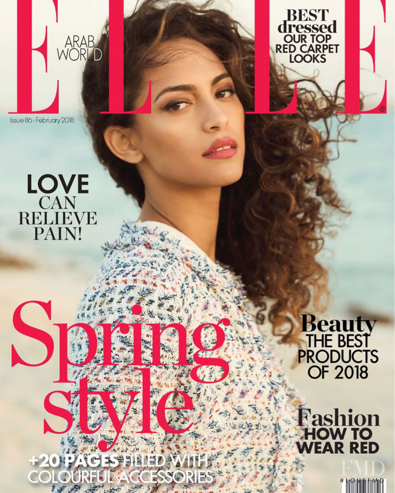  featured on the Elle Arabia cover from February 2018