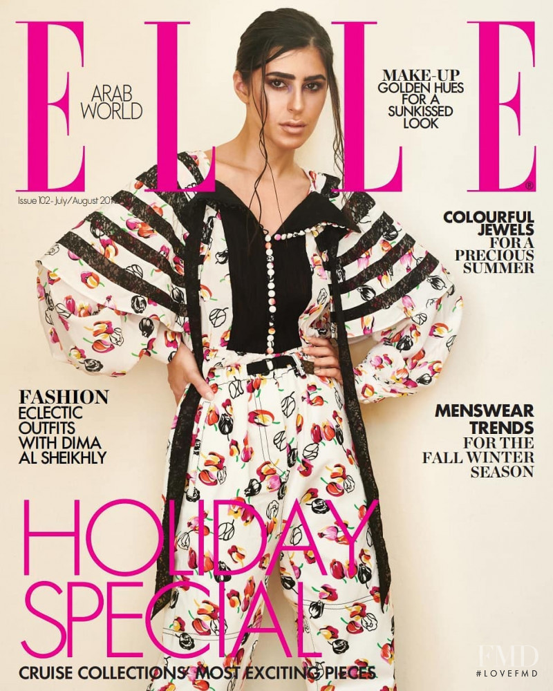  featured on the Elle Arabia cover from July 2019