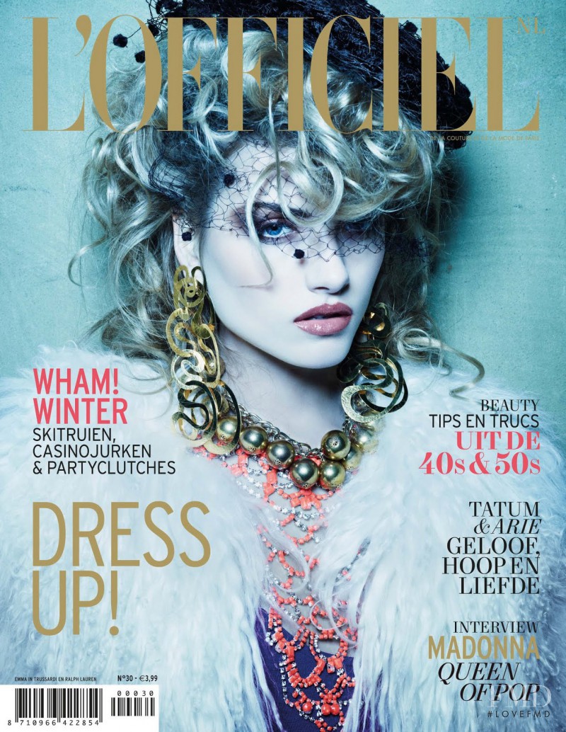 Emma Maclaren featured on the L\'Officiel Netherlands cover from December 2011