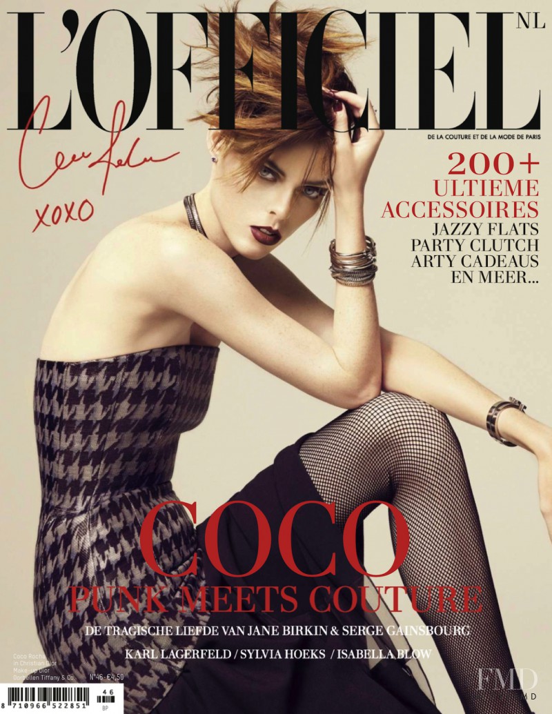 Coco Rocha featured on the L\'Officiel Netherlands cover from December 2013
