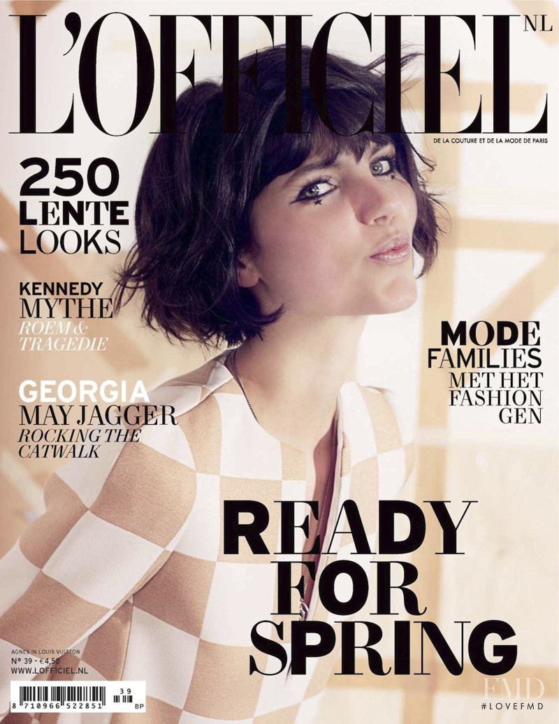 Agnes Nabuurs featured on the L\'Officiel Netherlands cover from February 2013