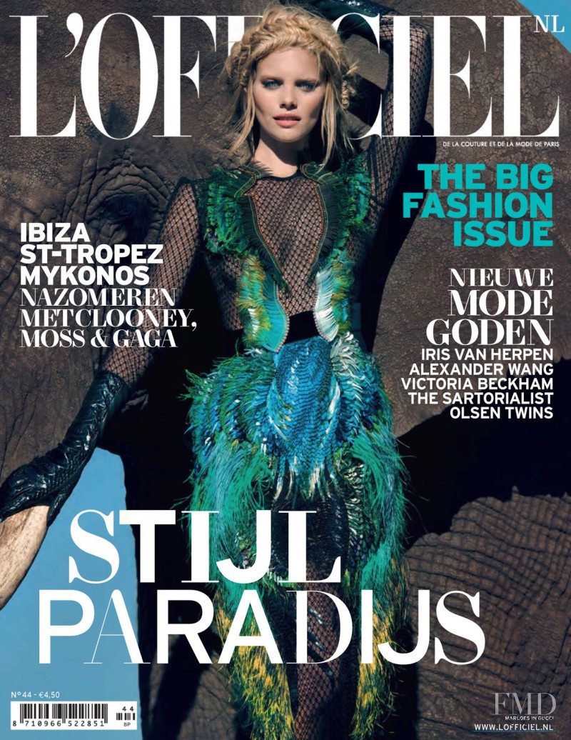 Marloes Horst featured on the L\'Officiel Netherlands cover from September 2013