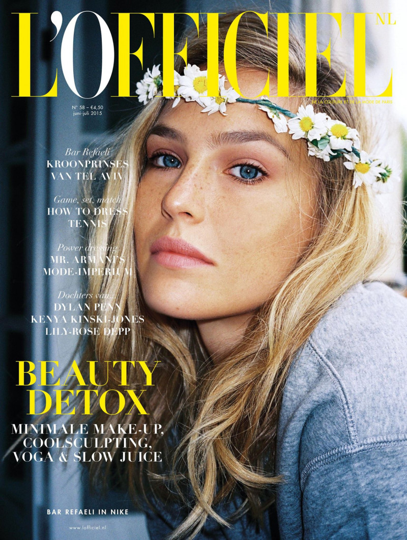 Bar Refaeli featured on the L\'Officiel Netherlands cover from June 2015