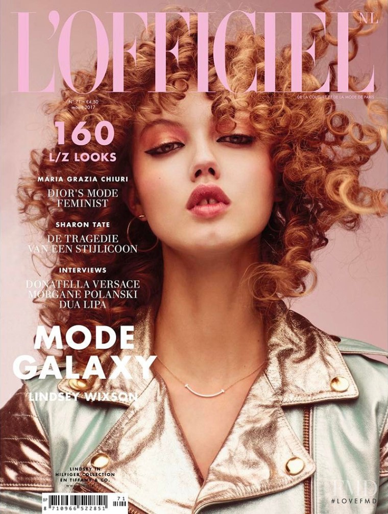 Lindsey Wixson featured on the L\'Officiel Netherlands cover from March 2017