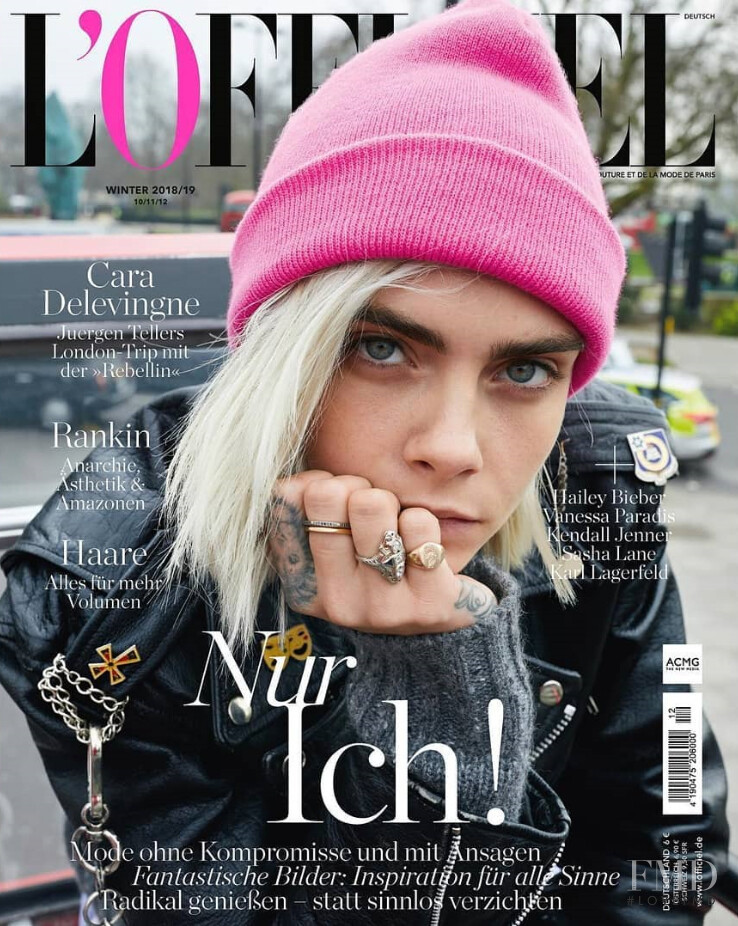 Cara Delevingne featured on the L\'Officiel Netherlands cover from October 2019