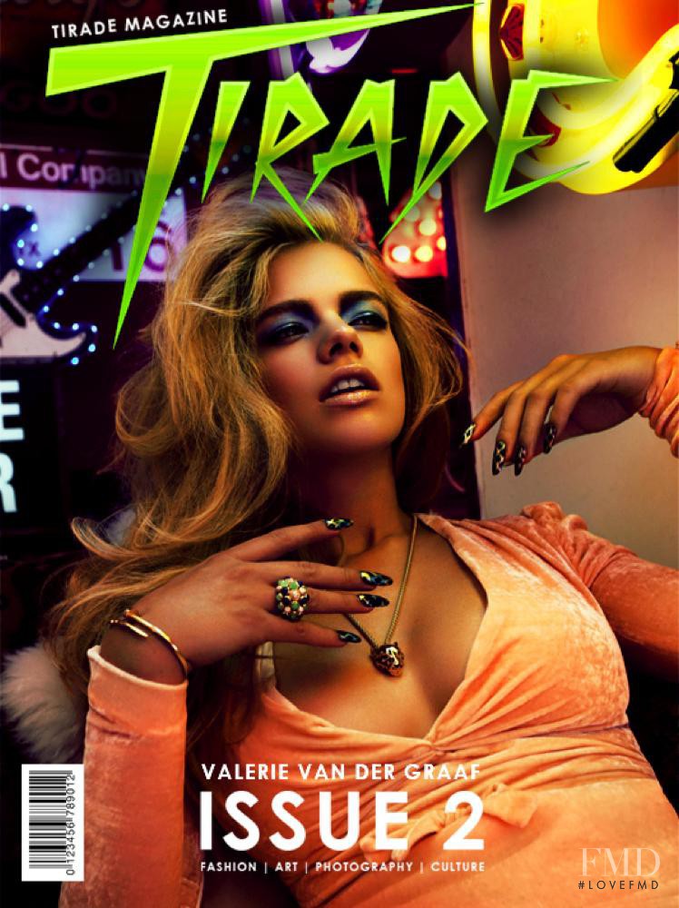 Valerie van der Graaf featured on the Tirade Magazine cover from August 2013