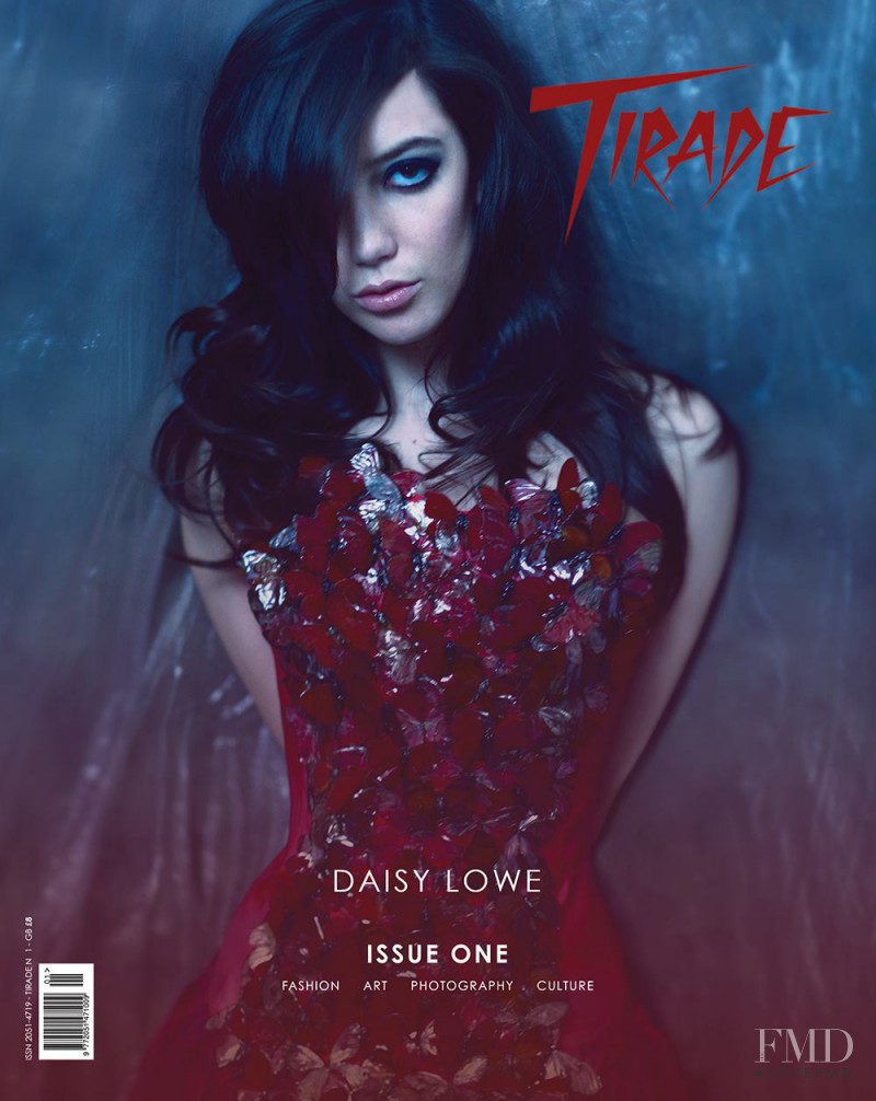 Daisy Lowe featured on the Tirade Magazine cover from January 2013
