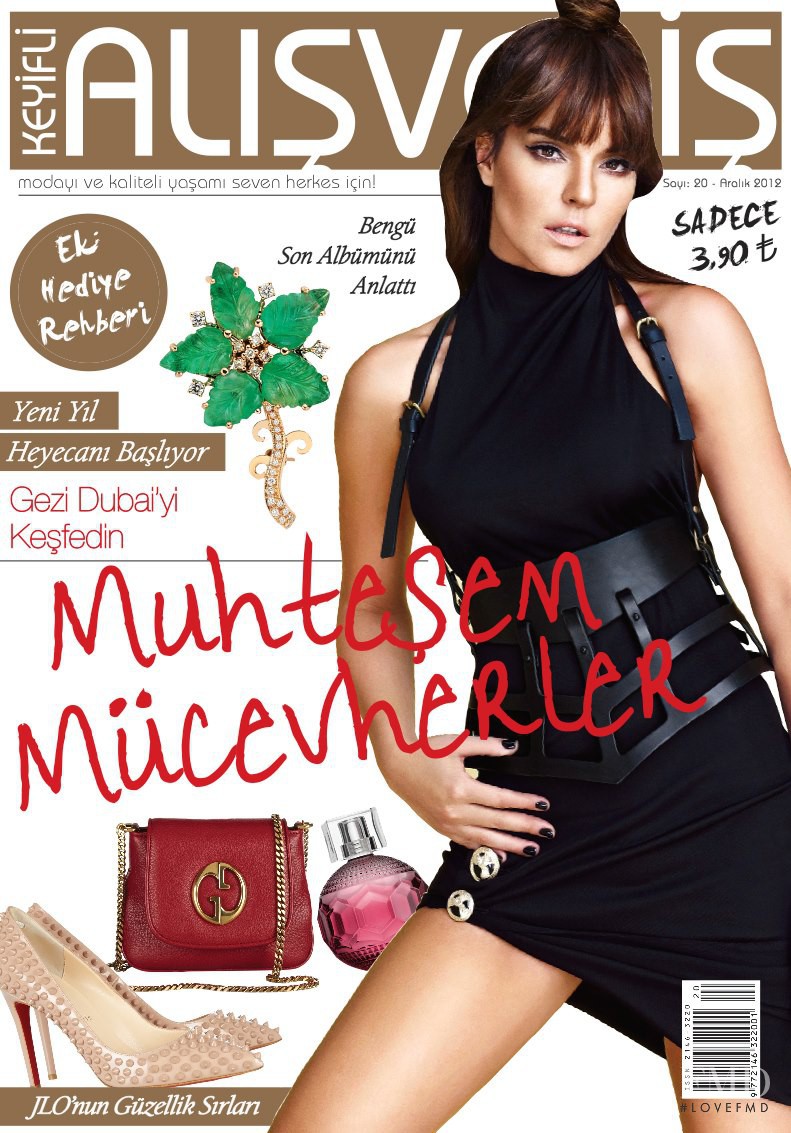 Bengü featured on the Keyifli Alisveris cover from December 2012