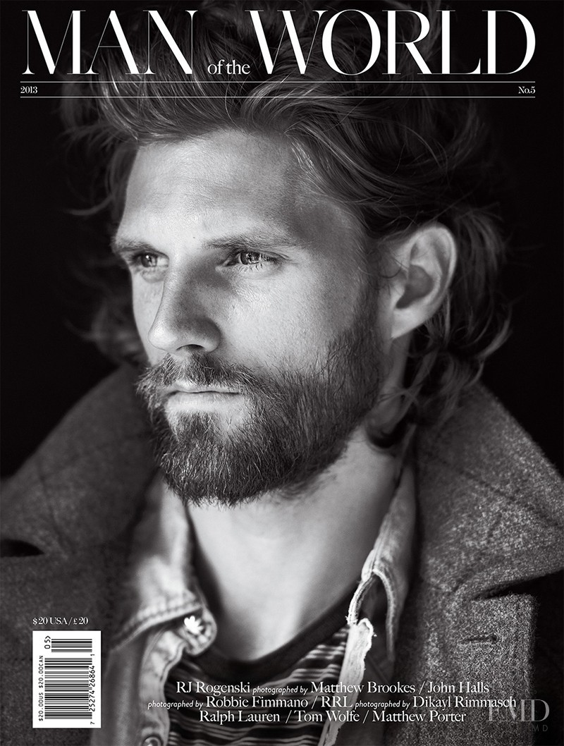 RJ Rogenski featured on the Man of the World cover from September 2013