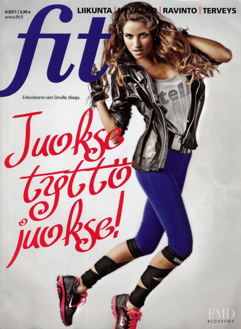 Elinor Zino featured on the Fit Finland cover from April 2011
