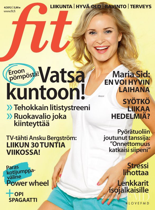  featured on the Fit Finland cover from April 2012