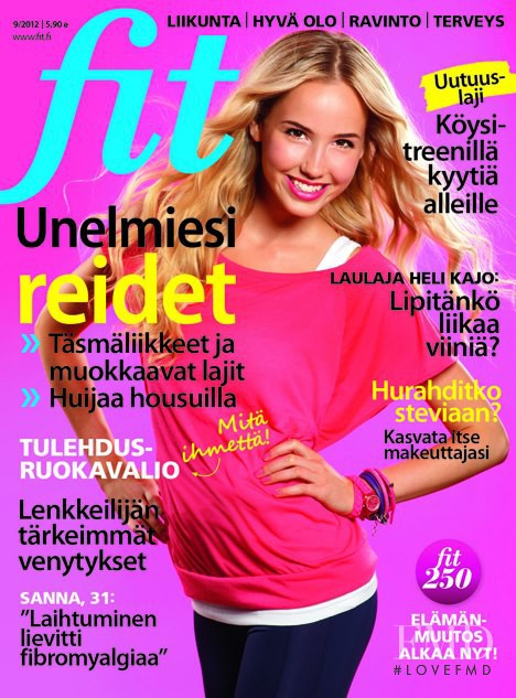  featured on the Fit Finland cover from September 2012