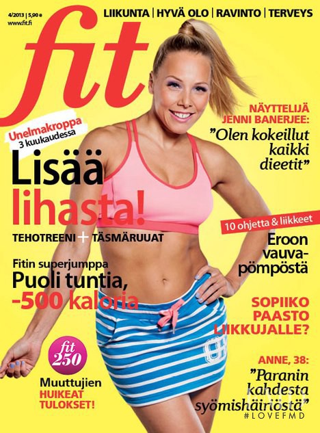  featured on the Fit Finland cover from April 2013