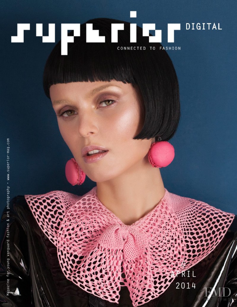 Elena Masluk featured on the Superior Magazine cover from April 2014