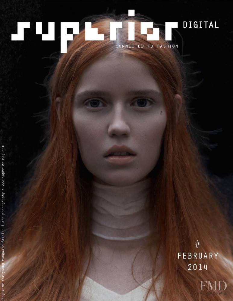 Aiste Vitkauskaite featured on the Superior Magazine cover from February 2014