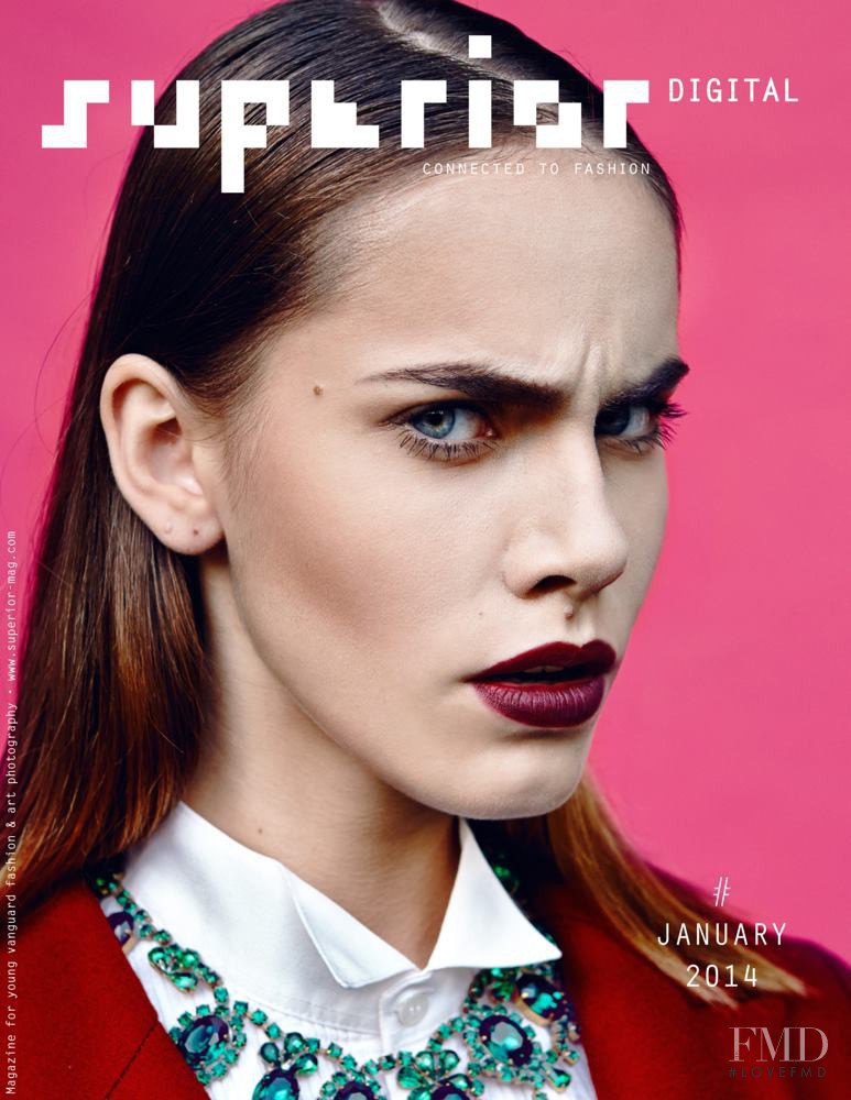 Dominika Robak featured on the Superior Magazine cover from January 2014