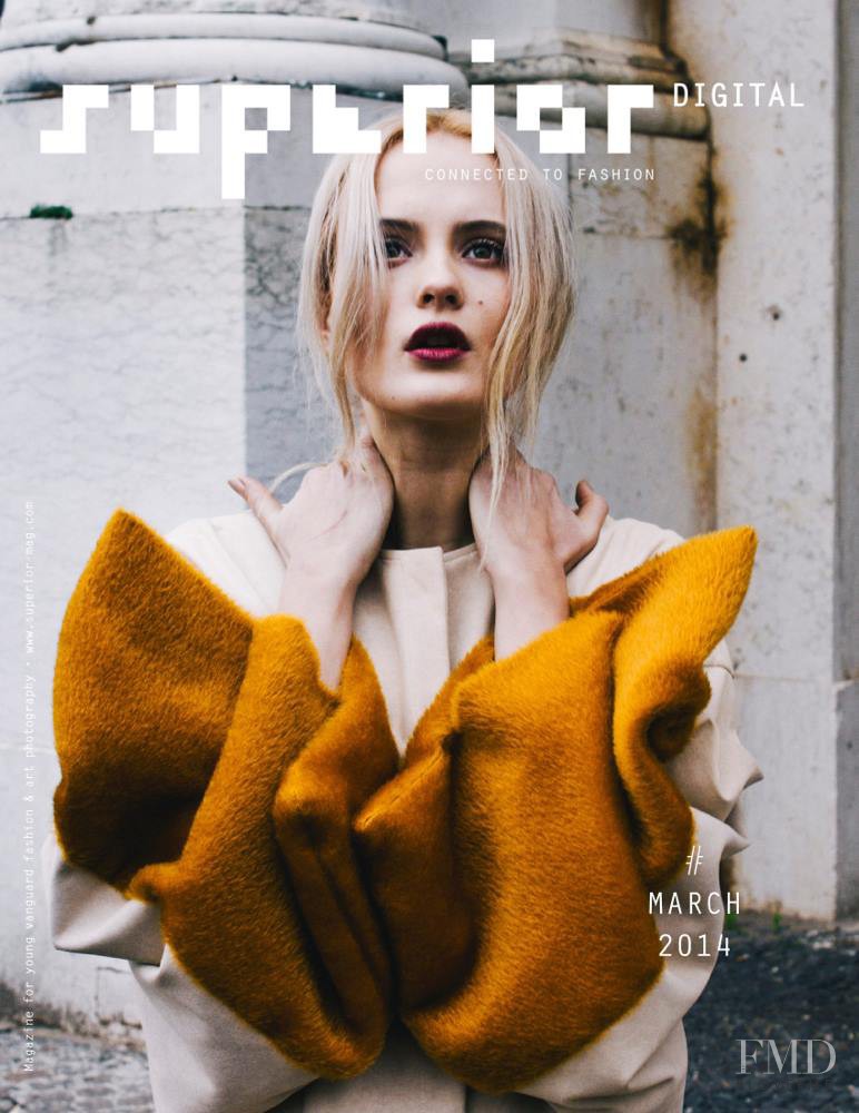 Angelina Pavlishina featured on the Superior Magazine cover from March 2014