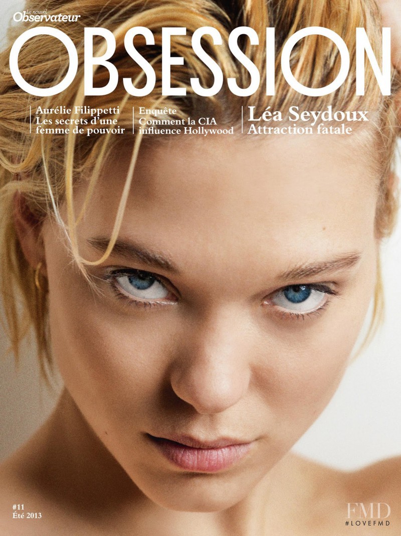 Léa Seydoux featured on the Obsession cover from June 2013