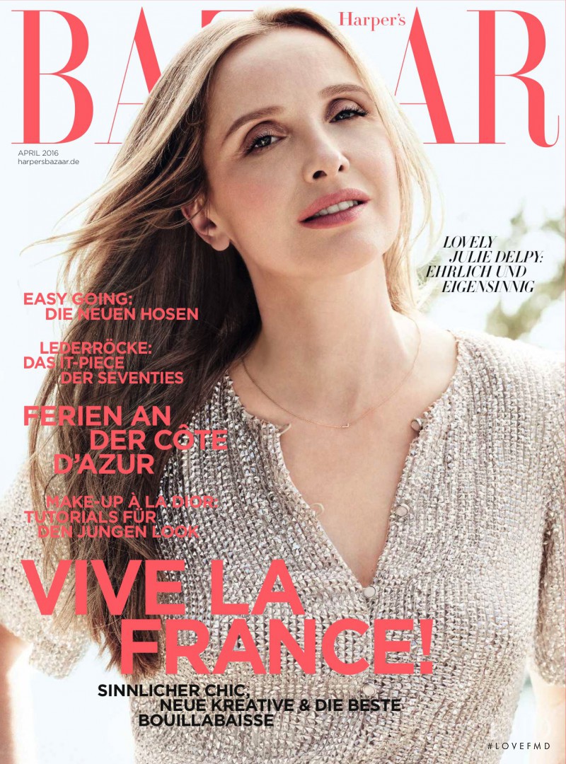  featured on the Harper\'s Bazaar Germany cover from April 2016