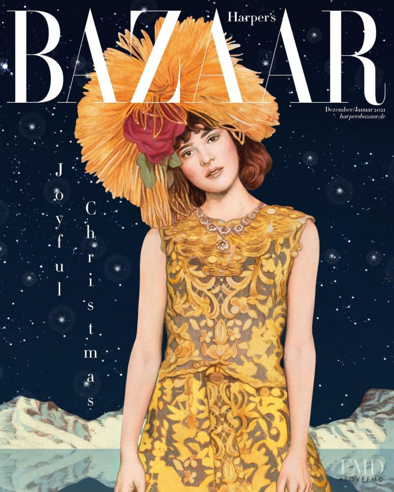  featured on the Harper\'s Bazaar Germany cover from December 2020