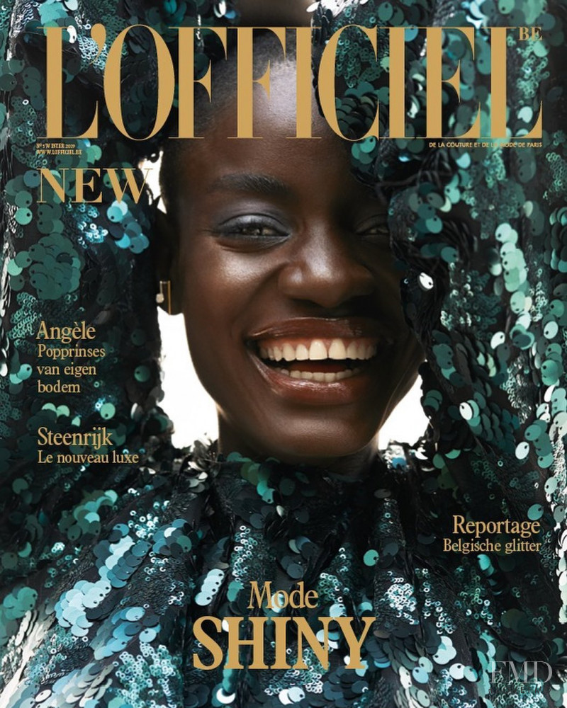 Sokhna Niane featured on the L\'Officiel Belgium cover from December 2019