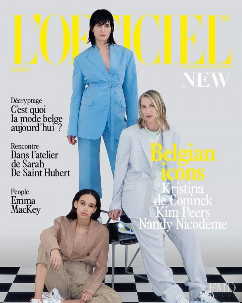 Kim Peers, Nandy Nicodeme featured on the L\'Officiel Belgium cover from March 2019