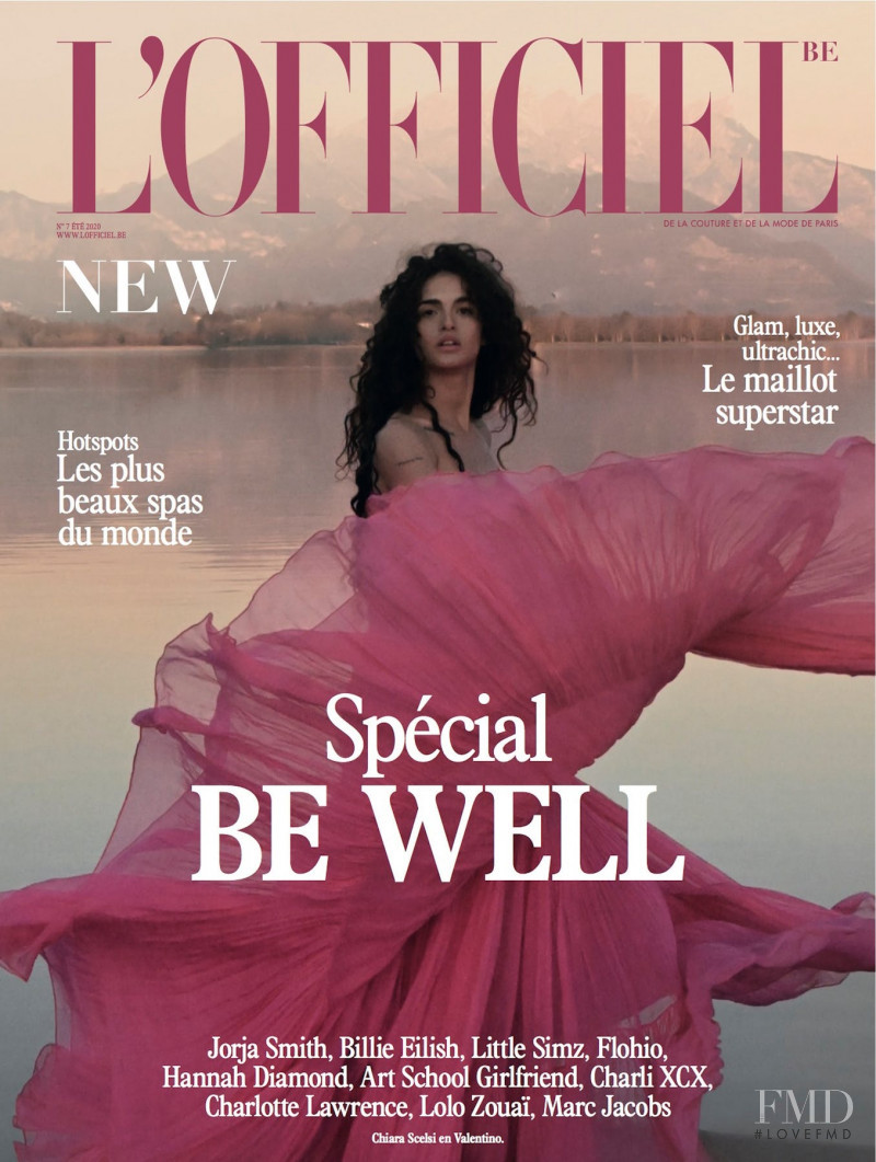 Chiara Scelsi featured on the L\'Officiel Belgium cover from May 2020
