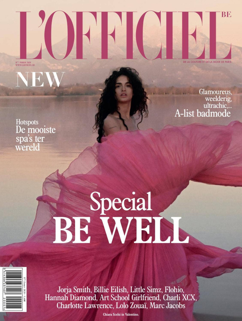 Chiara Scelsi featured on the L\'Officiel Belgium cover from May 2020